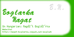 boglarka magat business card